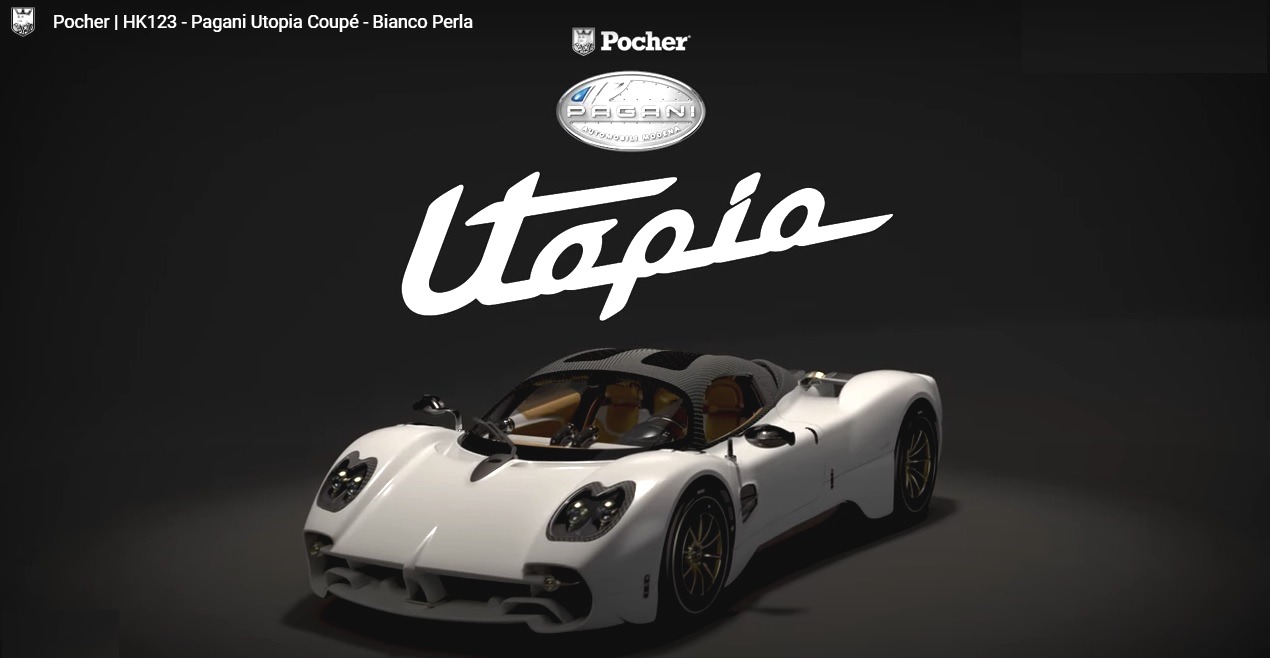 Pocher HK123 – Pagani Utopia Coupé – Bianco Perla